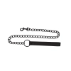 Smycz BDSM z łańcuchem metalowym Fierce Euphoria 80 cm
