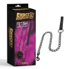Smycz BDSM z łańcuchem metalowym Fierce Euphoria 80 cm