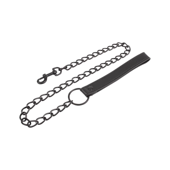 Smycz BDSM z łańcuchem metalowym Fierce Euphoria 80 cm