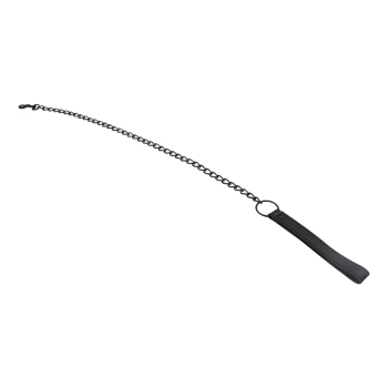 Smycz BDSM z łańcuchem metalowym Fierce Euphoria 80 cm