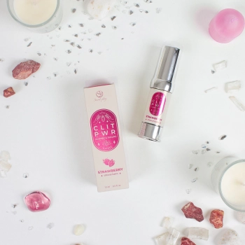 Balsam do łechtaczki stymulujący Secret Play Clit PWR truskawkowy 15 ml