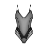 Body otwarte Obsessive Blomentis czarne XS/S