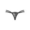Stringi koronkowe Nutris Obsessive czarne XS/S