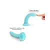 Dildo realistyczne silikonowe Nightfall Love to Love niebieskie 14 cm