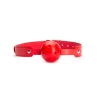 Knebel kulowy Argus czerwony oddychający 4 cm
