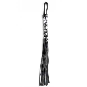 Flogger klasyczny biały pantera mały Argus 45 cm