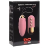 Wibrujące jajko zdalne rozgrzewane Argus różowe silikonowe USB 8 cm