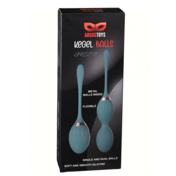 Silikonowe kulki Kegla Argus zielone 14 cm 20 cm
