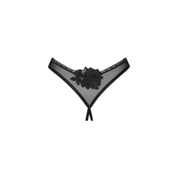Stringi otwarte Obsessive Latinesa czarne M/L