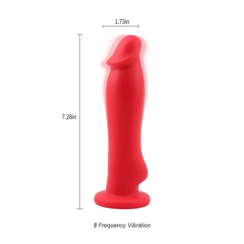 Wibrator analny silikonowy didi Real Burst 18.5 cm