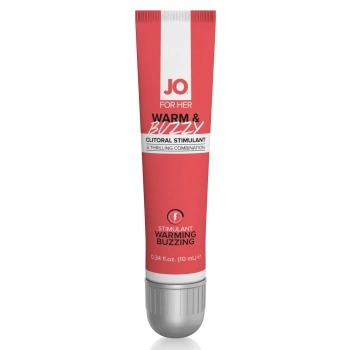 Stymulant łechtaczkowy rozgrzewający JO Warm Buzzy 10 ml