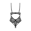 Body erotyczne Obsessive Blomentis otwarte czarne M/L