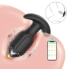 Wibrujący korek analny Bliss APP silikonowy USB
