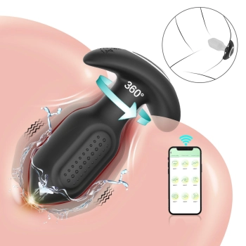 Wibrujący korek analny Bliss APP silikonowy USB