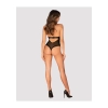 Koronkowe czarne body Medilla Obsessive XL/2XL