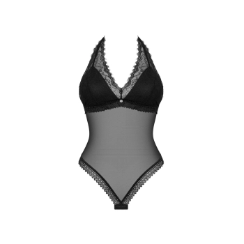Koronkowe czarne body Medilla Obsessive XL/2XL