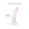 Dildo analne silikonowe zakrzywione z przyssawką Galactica Love to Love