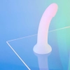 Dildo analne silikonowe zakrzywione z przyssawką Galactica Love to Love