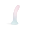 Dildo analne silikonowe zakrzywione z przyssawką Galactica Love to Love