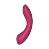 Wibrator silikonowy Satisfyer Curvy Trinity 1 czerwony USB