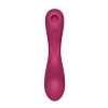 Wibrator silikonowy Satisfyer Curvy Trinity 1 czerwony USB