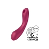 Wibrator silikonowy Satisfyer Curvy Trinity 1 czerwony USB