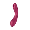 Wibrator silikonowy Satisfyer Curvy Trinity 1 czerwony USB