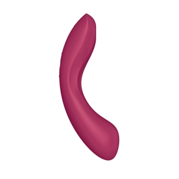 Wibrator silikonowy Satisfyer Curvy Trinity 1 czerwony USB