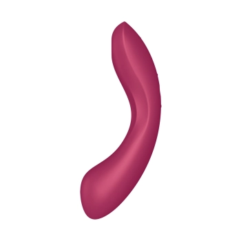 Wibrator silikonowy Satisfyer Curvy Trinity 1 czerwony USB