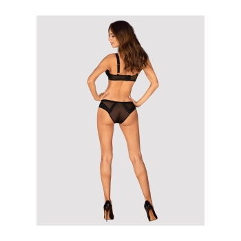 Komplet bielizny Chic Amoria Obsessive czarny XS/S