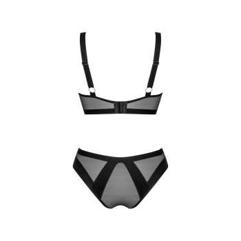 Komplet bielizny Chic Amoria Obsessive czarny XS/S
