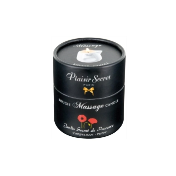 Świeca do masażu kwiat maku Plaisir Secret 80ml