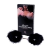 Kajdanki marabou czarne Secret Play