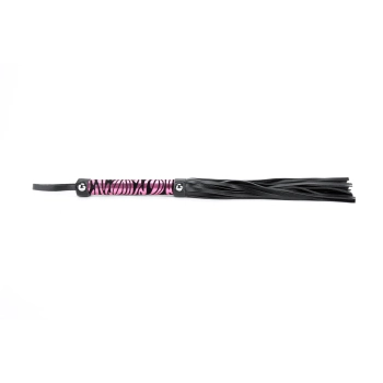 Flogger Argus fioletowy lampart 45 cm