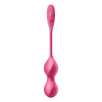 Wibrujące silikonowe kulki miłości Satisfyer Love Birds 2 z aplikacją