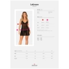 Babydoll i stringi Latinesa Obsessive czarne XS/S