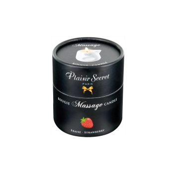 Świeca do masażu truskawkowa Plaisir Secret 80ml
