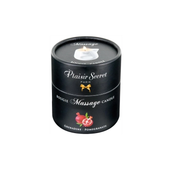 Świeca do masażu Plaisir Secret granat 80 ml