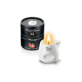 Świeca do masażu Plaisir Secret granat 80 ml