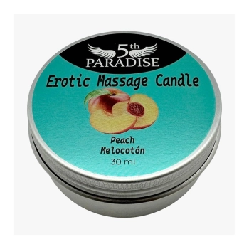 Świeca do masażu erotycznego brzoskwiniowa 5th Paradise 30ml