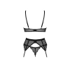Komplet bielizny Chemeris Obsessive czarny M/L