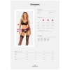 Komplet bielizny Chemeris Obsessive czarny M/L