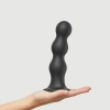 Dildo plug z kulkami Strap on me czarny XXL