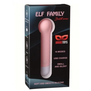 Wibrator silikonowy Argus Elf family 2 USB 10 cm