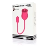 Stymulator liżący z wibrującym jajkiem silikonowy USB B Series Magic
