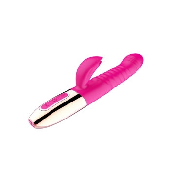 Wibrator króliczek B Series Magic silikonowy grzewczy z ruchem USB