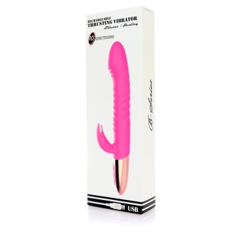 Wibrator króliczek B Series Magic silikonowy grzewczy z ruchem USB