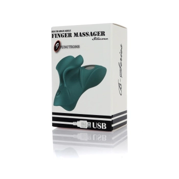 Masażer na palce silikonowy B Series Magic USB 9 funkcji
