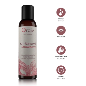 Żel intymny naturalny truskawkowy Orgie 150 ml