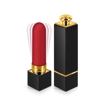 Mini wibrator szminkowy Black Empire Mylady USB silikonowy czarny
